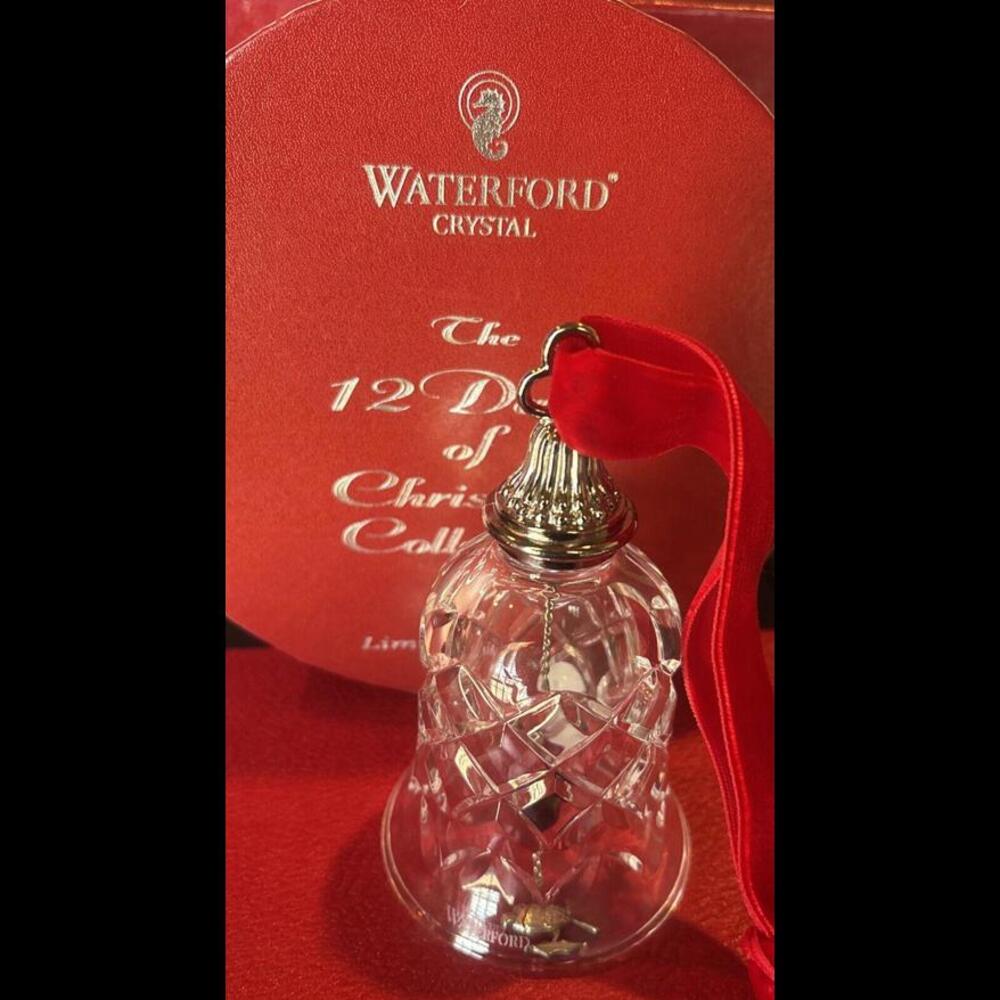 🔮🔔Waterford Crystal 12 Days of Christmas 4th Edition Calling Birds Bell